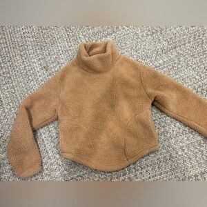 Cozy Tan Fleece Turtleneck all in motion xs sweatshirt